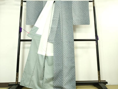 平和屋本店■極上　紬　漢方染　蜘蛛絞り　健勝苑扱い　逸品　未使用　DZAA5627kh5