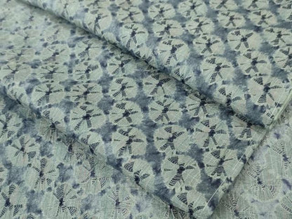 平和屋本店■極上　紬　漢方染　蜘蛛絞り　健勝苑扱い　逸品　未使用　DZAA5627kh5