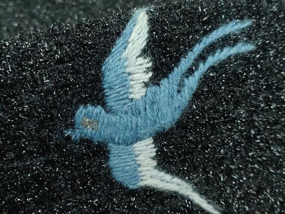 平和屋本店●極上 キモノデザイナー 斉藤上太郎 太鼓柄袋帯 手刺繍 総刺繍 ラメモール織 飛鳥 黒地 逸品 DZAA5662kh5