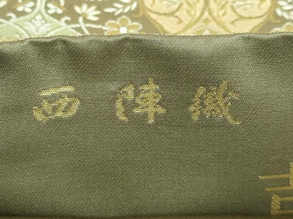 平和屋本店●極上 西陣織 陰山織物謹製 箔屋清兵衛 全通柄袋帯 吉祥文 本金箔 逸品 DZAA5669kh5
