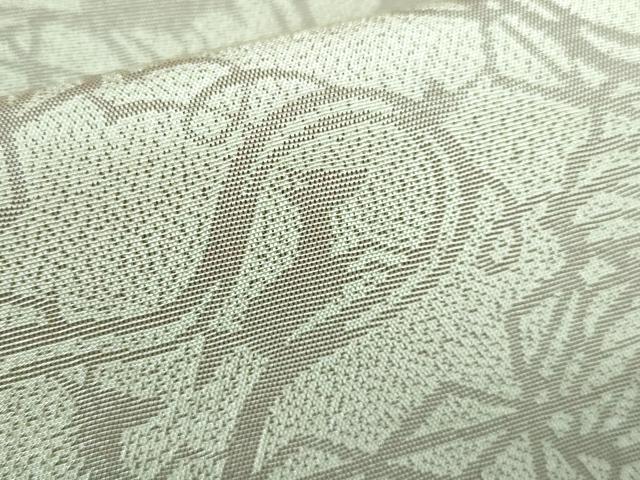 平和屋本店■極上　人間国宝　南部芳松　突彫り　全通柄袋帯　創作絵図　瓢箪に駒　銀糸　逸品　DZAA5688kh5