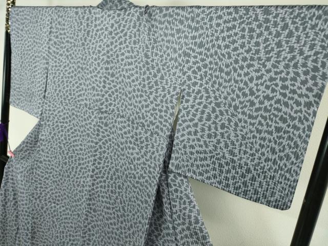 平和屋本店●極上 染色作家 斉藤三才 小紋 霞文 逸品 DZAA5736kh5