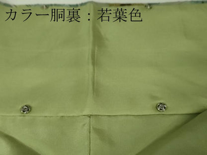 平和屋本店■極上　中国三大刺繍　スワトウ刺繍　汕頭刺繍　総刺繍　訪問着　切嵌花文　逸品　DZAA5780kh5
