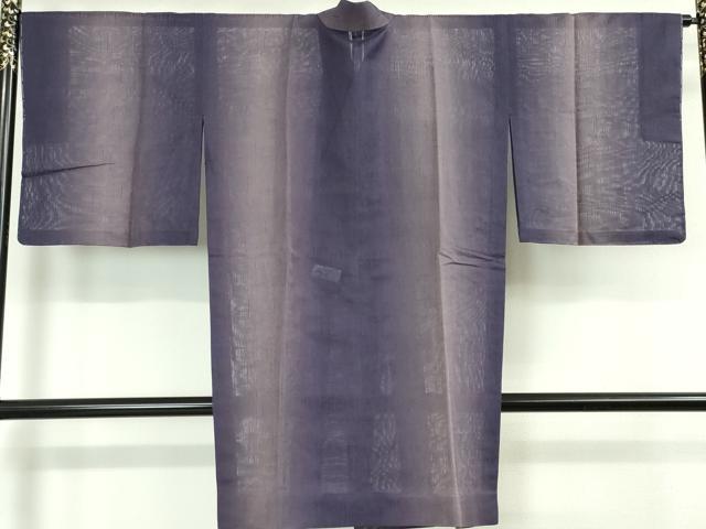 平和屋本店▽極上 道中着 スリーシーズン 春夏秋 塵除け ロング丈 紗紬 暈し染め やまと誂製 逸品 未使用 DZAA5786kh5