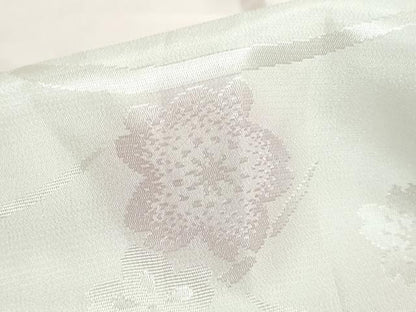 平和屋本店■振袖用長襦袢　無双仕立て　舞花地紋　暈し染め　逸品　未使用　DZAA5791kh5