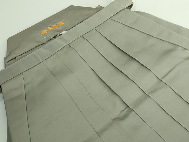 平和屋本店●極上 創業100年毘龍織 米沢阿部吉 男性 馬乗り袴 利休茶色 逸品 DZAA5898kh5