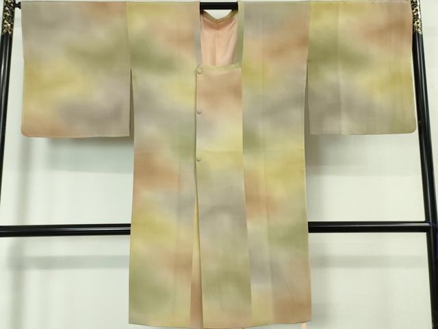 平和屋本店■極上　道行コート　ロング丈　暈し染め　逸品　未使用　DZAA5914kh5