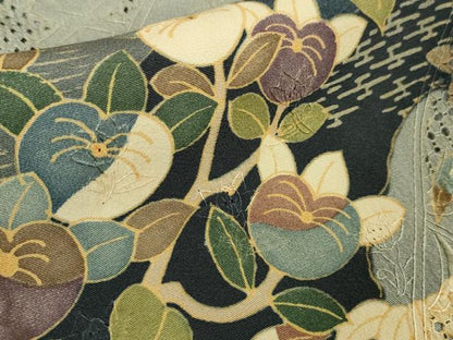 平和屋本店■極上　中国三大刺繍　スワトウ刺繍　汕頭刺繍　訪問着　吉祥花文　逸品　未使用　DZAA5954kh5