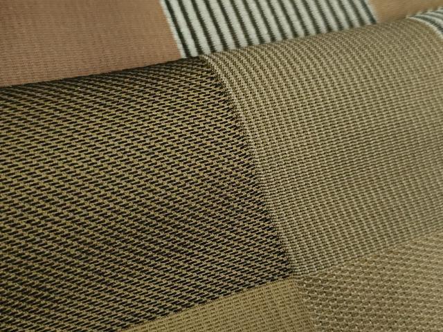 平和屋本店＃極上 長羽織 お召地 市松文様 逸品 未使用 DZAA5962kh5