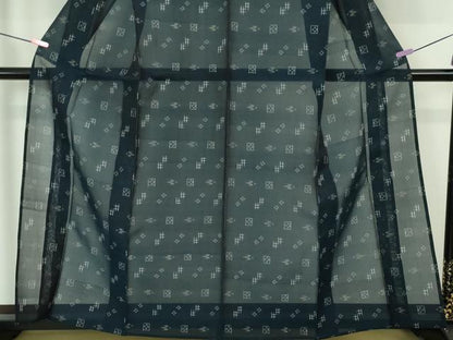 平和屋本店■極上　夏物　本場琉球絣　夏琉球　逸品　未使用　DZAA5981kh5