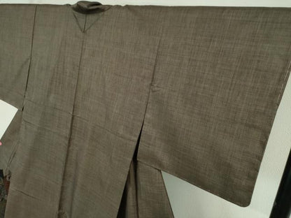 平和屋本店■極上 本場大島紬 恵大島織物 二代目・恵美知雄謹製 訪問着 古代染色純泥染 三十六歌仙　証紙付き　逸品　未使用　DZAA5986kh5