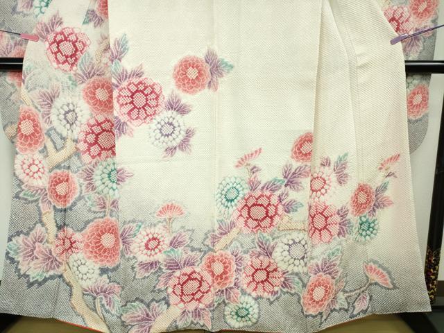 平和屋本店■極上　名門　藤娘きぬたや・総絞り　振袖　枝菊　暈し染め　逸品　DZAA5993kh5