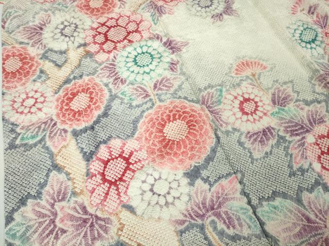 平和屋本店■極上　名門　藤娘きぬたや・総絞り　振袖　枝菊　暈し染め　逸品　DZAA5993kh5