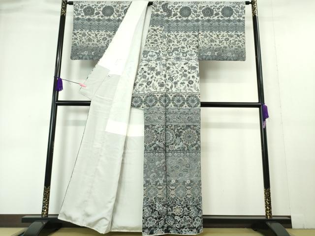 平和屋本店■極上　中国三大刺繍　スワトウ刺繍　汕頭刺繍　総刺繍　訪問着　更紗花文　金糸　逸品　DZAA5994kh5