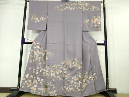 平和屋本店■極上　中国三大刺繍　蘇州刺繍　総刺繍　訪問着　雲取り吉祥花文　逸品　DZAA5997kh5