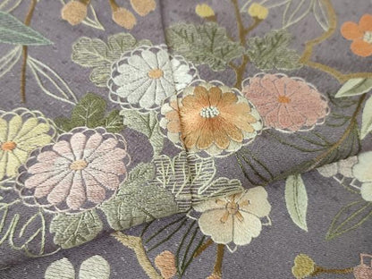 平和屋本店■極上　中国三大刺繍　蘇州刺繍　総刺繍　訪問着　雲取り吉祥花文　逸品　DZAA5997kh5