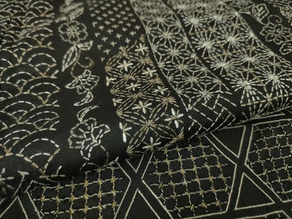 平和屋本店■極上 スワトウ刺繍 蘇州刺繍 総刺繍 刺し子 本場大島紬 訪問着 尾峨佐染繍 名物裂花文 上村絹織物 証紙付き 逸品　DZAA5999kh5