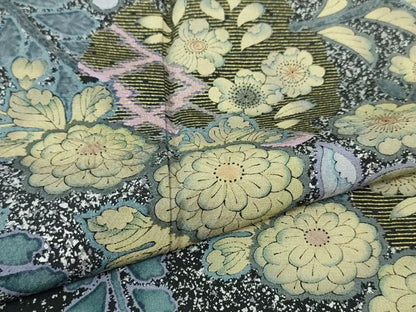 平和屋本店●極上　訪問着　辻が花　たたき染め　暈し染め　金彩　逸品　未使用　DZAA6009kh5