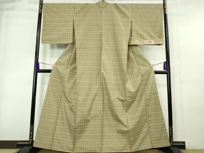 平和屋本店●極上　与那国花織　紬　摘要崎原キヨ作　証紙付き　逸品　DZAA6038kh5