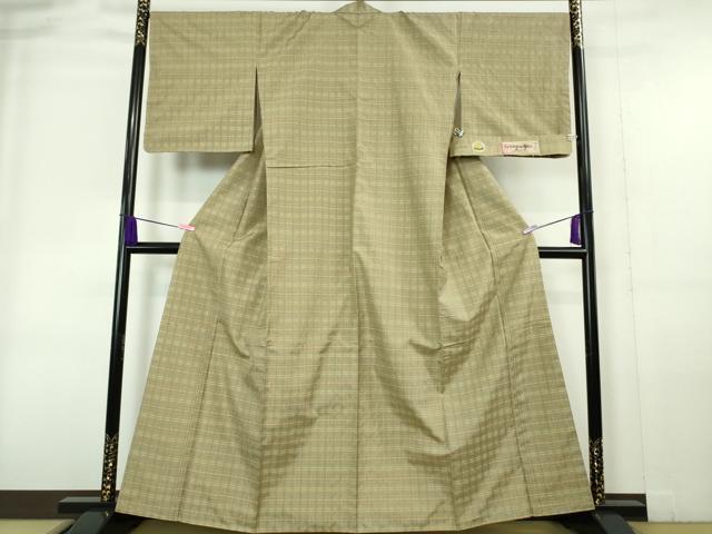 平和屋本店●極上　与那国花織　紬　摘要崎原キヨ作　証紙付き　逸品　DZAA6038kh5