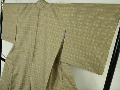 平和屋本店●極上　与那国花織　紬　摘要崎原キヨ作　証紙付き　逸品　DZAA6038kh5
