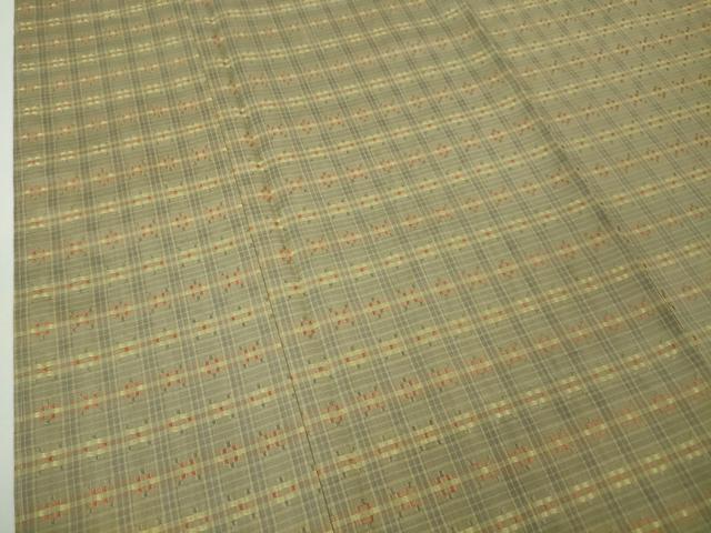 平和屋本店●極上　与那国花織　紬　摘要崎原キヨ作　証紙付き　逸品　DZAA6038kh5
