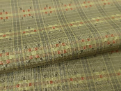 平和屋本店●極上　与那国花織　紬　摘要崎原キヨ作　証紙付き　逸品　DZAA6038kh5