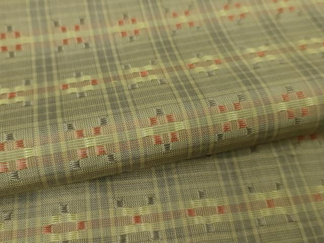 平和屋本店●極上　与那国花織　紬　摘要崎原キヨ作　証紙付き　逸品　DZAA6038kh5