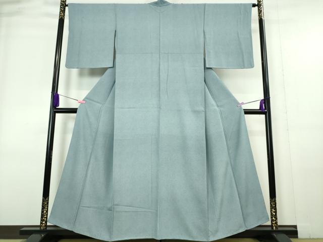 平和屋本店●極上 江戸小紋 鮫小紋柄 薄花色×白 逸品 DZAA6042kh5