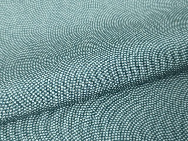 平和屋本店●極上 江戸小紋 鮫小紋柄 薄花色×白 逸品 DZAA6042kh5