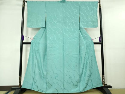 平和屋本店■極上　人間国宝 　小宮康孝　江戸小紋　鮫小紋柄　流水文　逸品　DZAA6043kh5