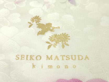 平和屋本店■極上　松田聖子　SEIKO MATSUDA　振袖　刺繍　ハート　舞花文　暈し染め　金彩　逸品　DZAA6045kh5