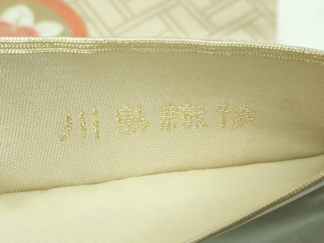 平和屋本店■極上　西陣　川島織物　六通柄　本袋帯　唐織　花蝶丸文　金糸　逸品　DZAA6081kh5