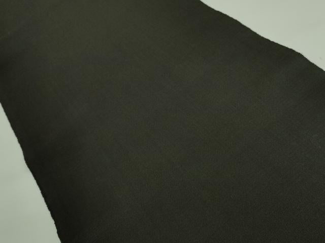 平和屋本店■極上　本場黄八丈　黒八丈　八寸名古屋帯　憲法黒茶色地　逸品　DZAA6083kh5