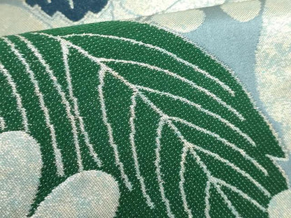 平和屋本店■極上　西陣　白綾苑大庭　六通柄袋帯　菊　桐　金糸　逸品　DZAA6087kh5