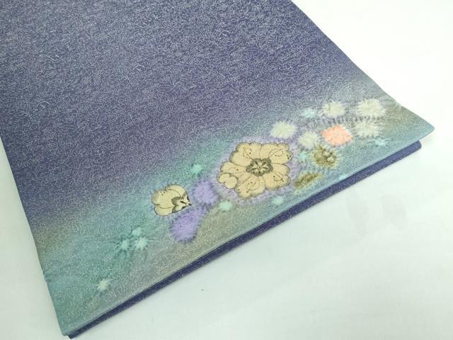 平和屋本店●極上 久保田一竹 幻の辻が花 太鼓柄袋帯 辻が花 霞文 金通し地 逸品 DZAA6104kh5