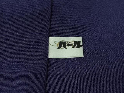 平和屋本店■極上　澤屋重兵衛　小紋　霞文　暈し染め　紺藍色×濃藍色　証紙付き　逸品　DZAA6161kh5