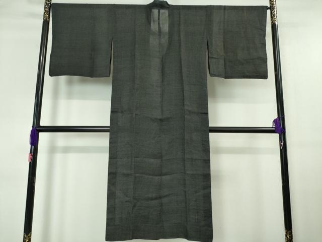 平和屋本店＊極上 夏物 石川県指定無形文化財 能登上布 本麻手織上布 道中着 ロング丈 逸品 DZAA6173kh5
