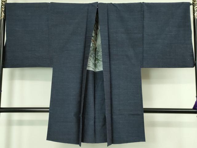 平和屋本店●極上 男性 本場結城玉紬 アンサンブル キングサイズ 結織苑 証紙付き 逸品 DZAA6191kh5