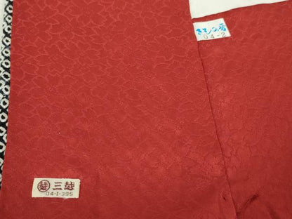 平和屋本店■極上　振袖・長襦袢・袋帯　3点セット　駒刺繍　鬘帯花文　黒地　三越扱い　逸品　DZAA6202kh5