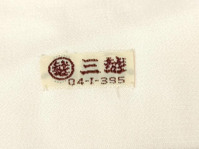 平和屋本店■極上　振袖・長襦袢・袋帯　3点セット　駒刺繍　鬘帯花文　黒地　三越扱い　逸品　DZAA6202kh5