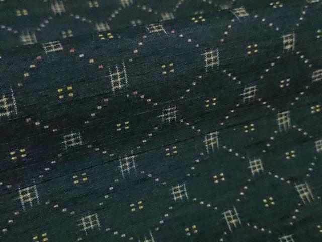 平和屋本店■極上　本場琉球　琉球花織　紬　手おり　大城永光作　証紙付き　逸品　DZAA6225kh5