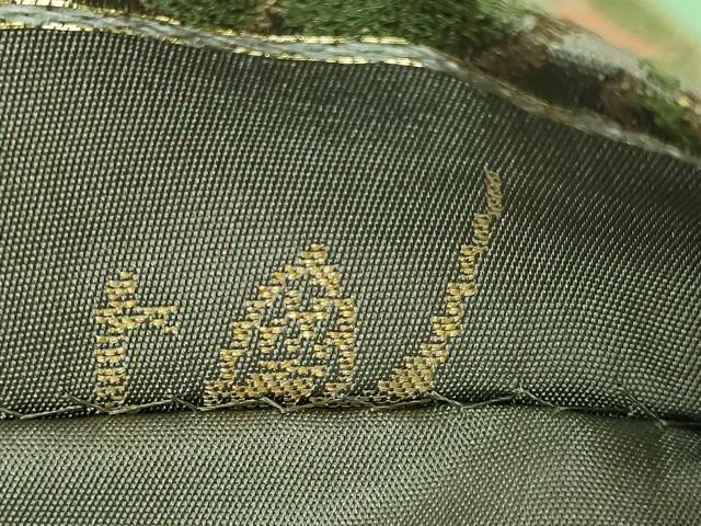 平和屋本店○極上 西陣 白綾苑大庭 六通柄袋帯 舞蝶