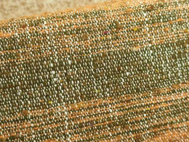 平和屋本店●極上 出羽の織座 八寸名古屋帯 ぜんまい織 横段文 逸品 DZAA6298kh5