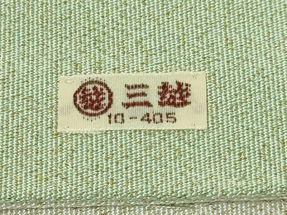 平和屋本店■極上　人間国宝　綴織　細見華岳　つけ帯　笹　金糸　逸品　DZAA6334kh5
