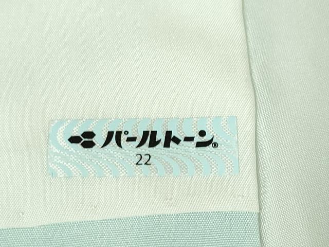 平和屋本店■極上　中国三大刺繍　相良刺繍　総手刺繍　訪問着　花唐草文　白藍色地　暈し染め　銀糸　ロング丈　逸品　DZAA6335kh5