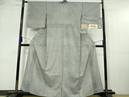 平和屋本店＊極上 夏物 石川県指定無形文化財 夏牛首紬 白山工房 手織り 証紙付き 逸品 DZAA6338kh5
