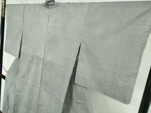 平和屋本店＊極上 夏物 石川県指定無形文化財 夏牛首紬 白山工房 手織り 証紙付き 逸品 DZAA6338kh5