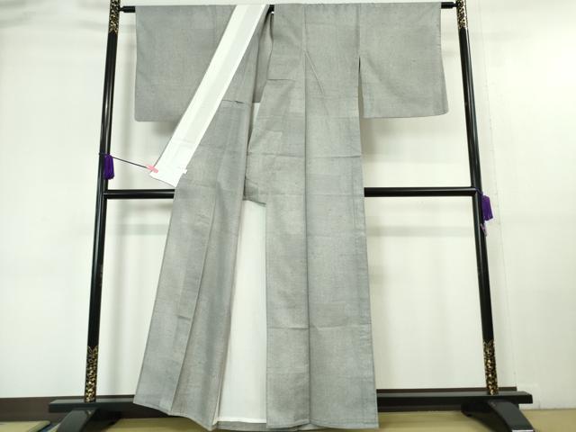 平和屋本店＊極上 夏物 石川県指定無形文化財 夏牛首紬 白山工房 手織り 証紙付き 逸品 DZAA6338kh5