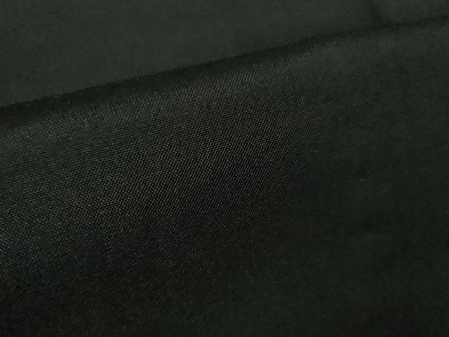 平和屋本店▽極上 本場縞大島紬 単衣 古代染色純泥染 上村絹織物謹製 色無地 黒色 証紙付き 逸品 未使用 DZAA6344kh5